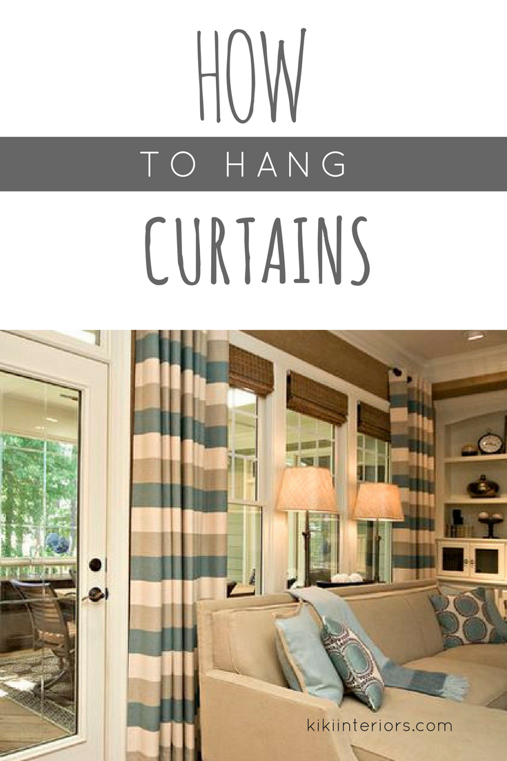We Answer Wednesday - How to Hang Curtains | kikiinteriors.com