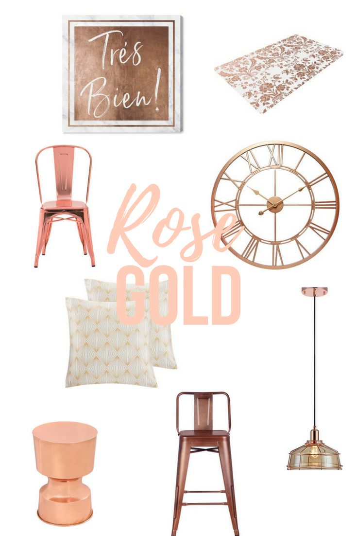 How to decorate with Rose Gold | kikiinteriors.com