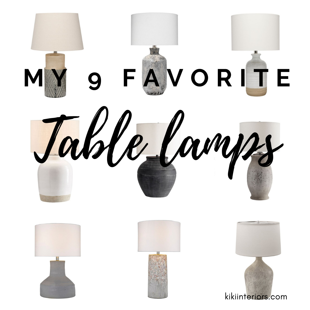 My Top 9 Favorite Table Lamps, Top Table Lamps